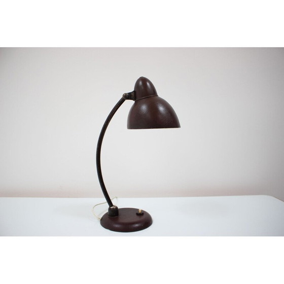 Image 1 of Vintage art-deco metalen lamp van František Anýž, Tsjecho-Slowakije 1930