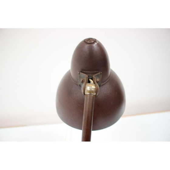 Image 1 of Vintage art-deco metalen lamp van František Anýž, Tsjecho-Slowakije 1930