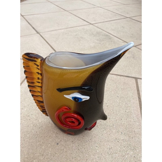 Image 1 of Vintage Murano glazen sculpturale vaas, 2000