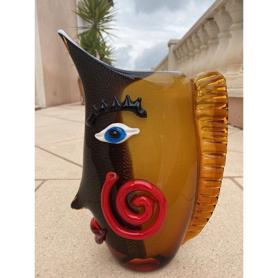 Image 1 of Vintage Murano glazen sculpturale vaas, 2000