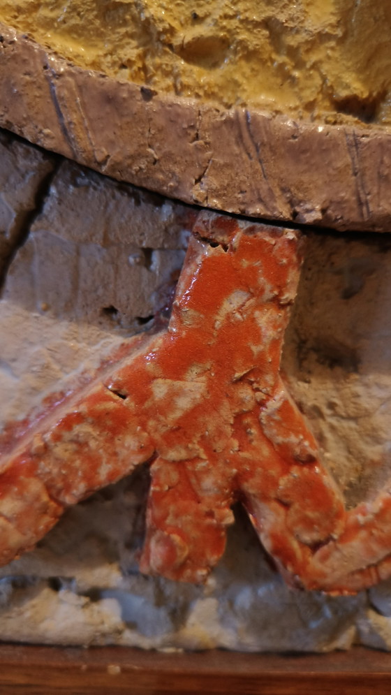 Image 1 of Vogel Keramiek Wandsculptuur 