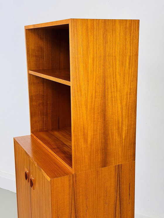 Image 1 of Mid Century Teakhouten Highboard, 1960S