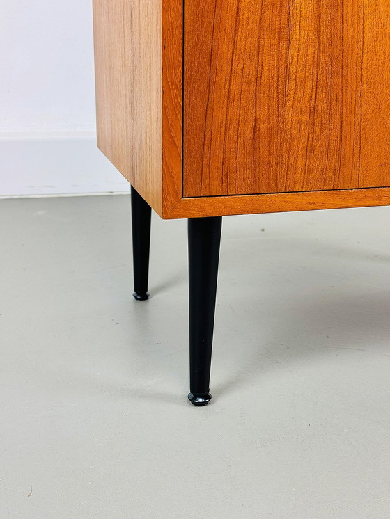 Image 1 of Mid Century Teakhouten Highboard, 1960S