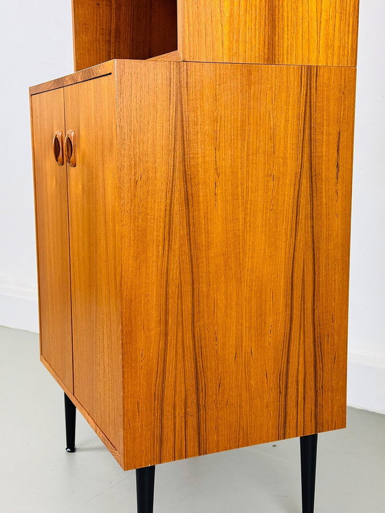 Image 1 of Mid Century Teakhouten Highboard, 1960S