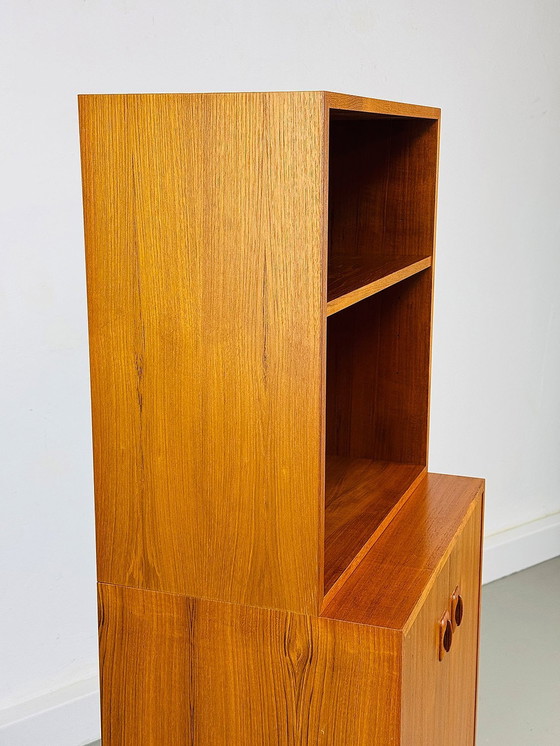 Image 1 of Mid Century Teakhouten Highboard, 1960S