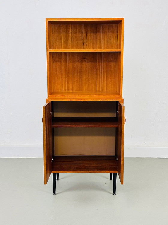 Image 1 of Mid Century Teakhouten Highboard, 1960S