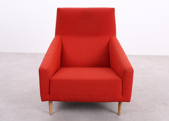 Image 1 of Sancal Soul fauteuil + poef rood