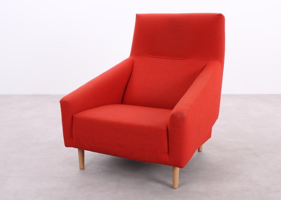 Image 1 of Sancal Soul fauteuil + poef rood