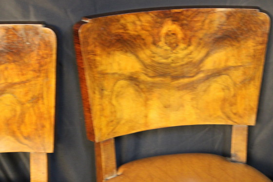 Image 1 of 4x Art Deco Stoelen