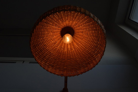 Image 1 of Verstelbare houten wandlamp 1960 door Pokrok Žilina, Tsjecho-Slowakije.