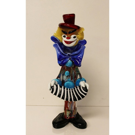 Image 1 of Vintage clownsculptuur van Murano glas, Italië 1970