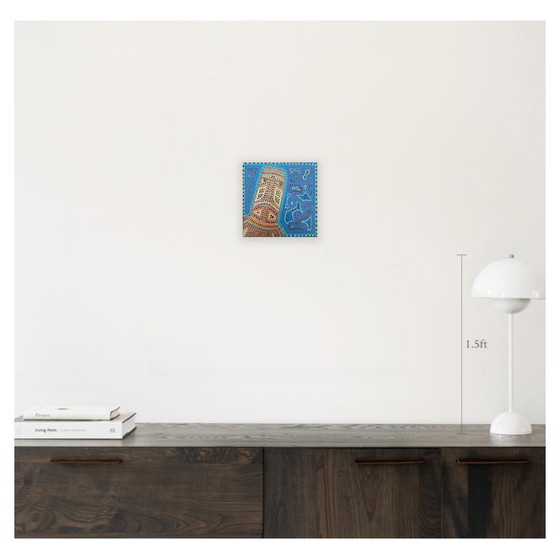 Image 1 of Acryl op Moai frame Formaat 20X20Cm