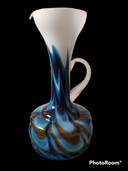Carlo Moretti murano vaas opaliene
