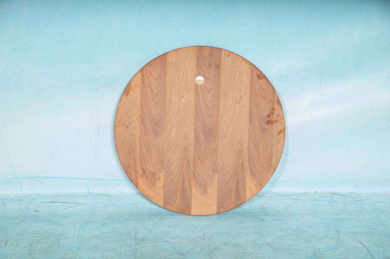 Image 1 of Vintage wandspiegel walnoot, sixties minimal walnut mirror