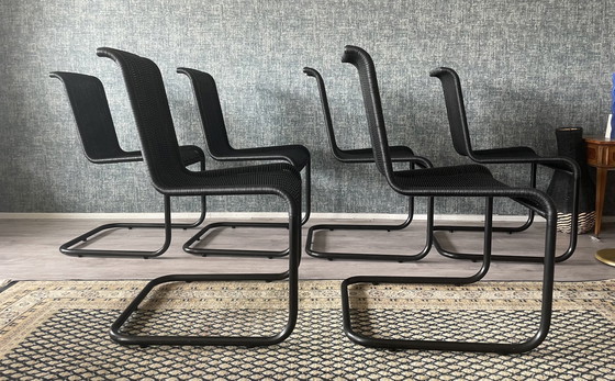 Image 1 of 6x vintage Tecta b20 stoelen