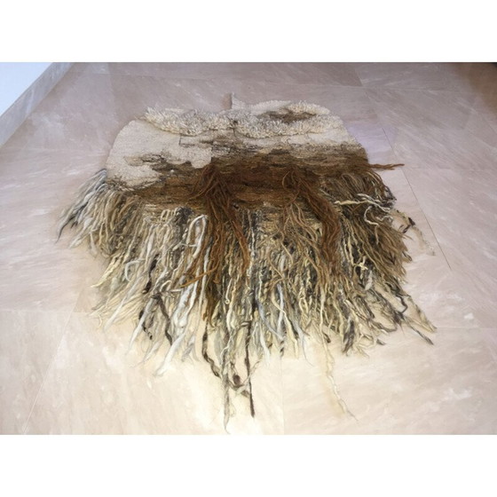 Image 1 of Vintage wollen wandtapijt, Tsjecho-Slowakije 1960