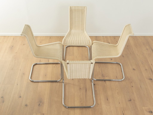 4x Tecta D20 sledestoelen