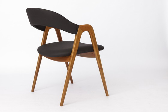 Image 1 of Vintage fauteuil 1960S - Duitsland, Fabrikant Wk Möbel, Kersenhout