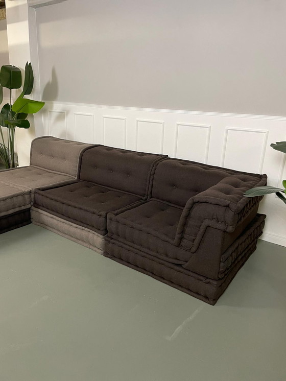 Image 1 of Roche Bobois Mah Jong Designer Sofa Stoffen Bank Handgemaakt