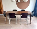 Deens Design Teak Uitschuiftafel
