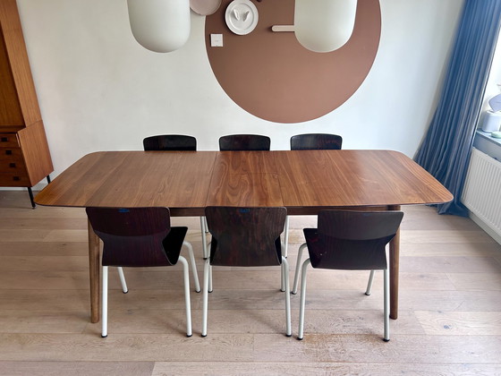 Image 1 of Deens Design Teak Uitschuiftafel