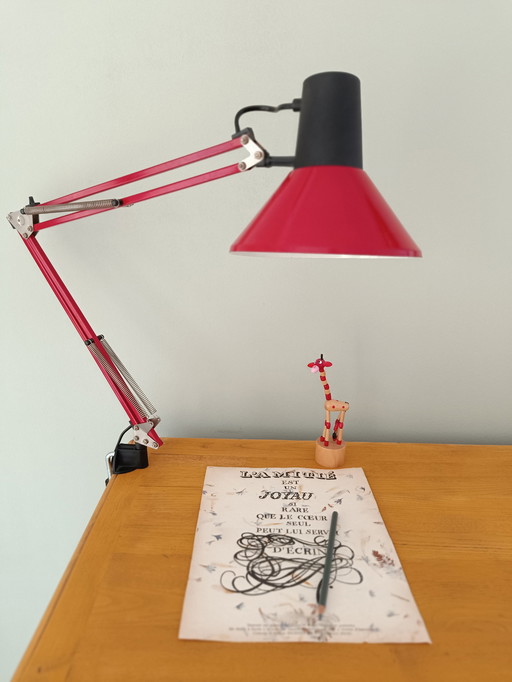 Vintage scharnierende bureaulamp