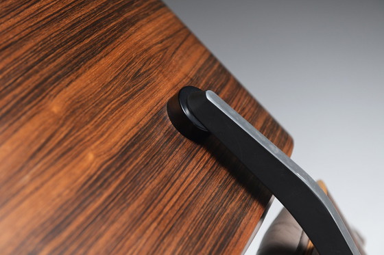 Image 1 of Vintage Eames Lounge Stoel & Ottoman In Baziliaans Rozenhout Door Ray & Charles Eames Voor Herman Miller