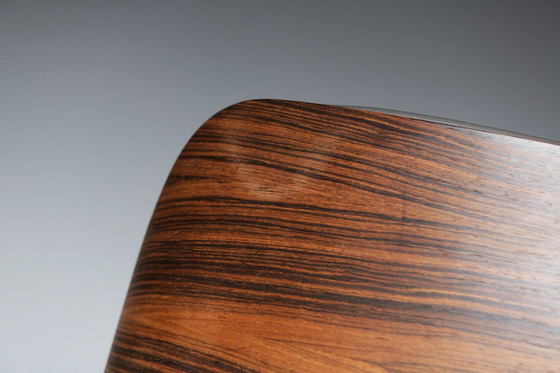 Image 1 of Vintage Eames Lounge Stoel & Ottoman In Baziliaans Rozenhout Door Ray & Charles Eames Voor Herman Miller