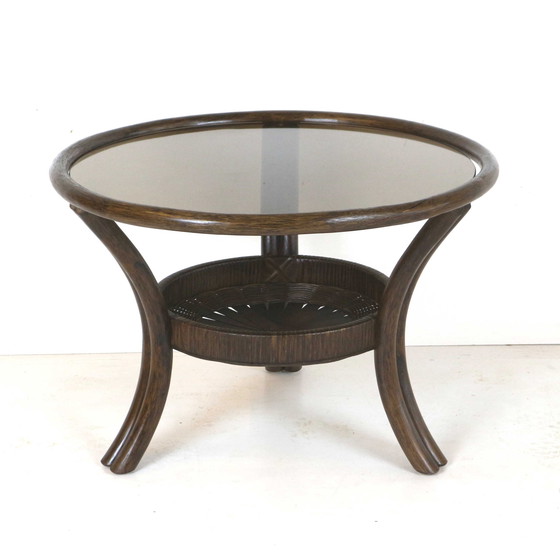 Image 1 of Vintage Manou set van 2 fauteuils en tafel