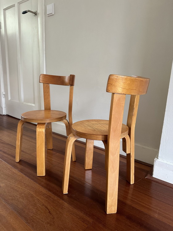 Image 1 of Vintage Plywood Kinderstoelen