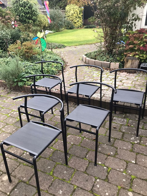 6x Philippe Starck Costes Eetkamerstoelen