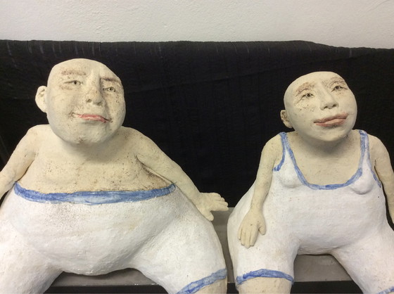 Image 1 of Lut Brackx, Happy couple beeld