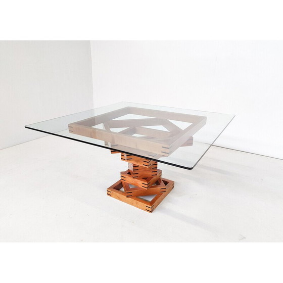 Image 1 of Mid century "Metaphora" salontafel door Massimo et Lella Vignelli voor Martinelli Luce