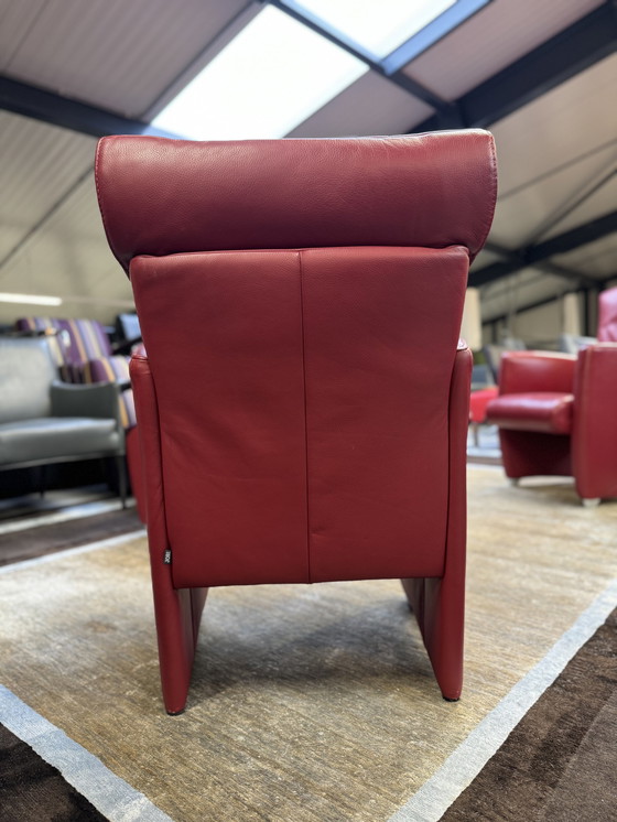 Image 1 of Jori Corbo fauteuil rood Cherry leer