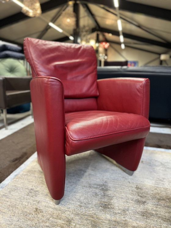 Image 1 of Jori Corbo fauteuil rood Cherry leer