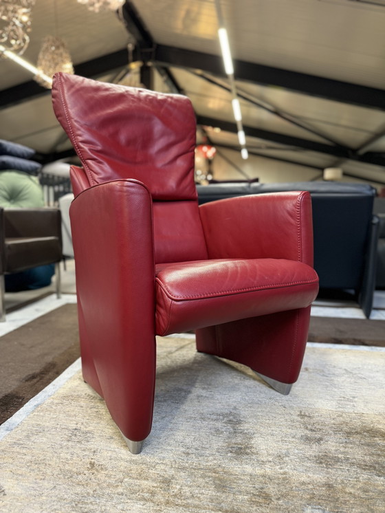 Image 1 of Jori Corbo fauteuil rood Cherry leer