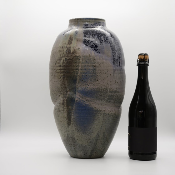 Image 1 of Studio Ceramic Raku Zwitserse pottenbakker Danny Achermann vaas