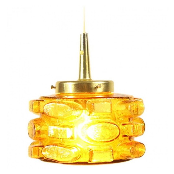 Image 1 of Deense vintage hanglamp van Vitrika, Denemarken 1960