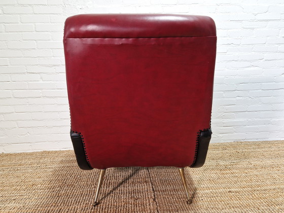 Image 1 of Vintage Italiaanse Rockabilly Lounge Stoel, 1950s