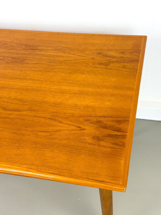 Image 1 of Deense uitschuifbare teakhouten eettafel, 1960S