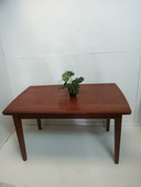Vintage massieve uitschuifbare eettafel 