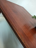 Vintage massieve uitschuifbare eettafel 