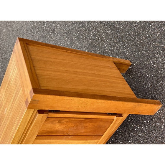 Image 1 of Vintage massief iepenhouten dressoir, 1970