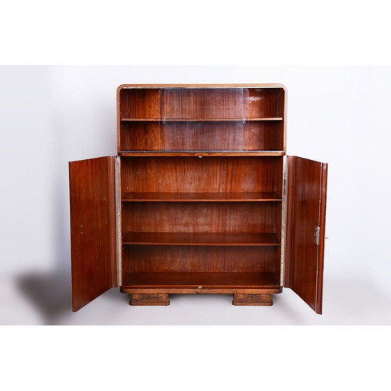 Image 1 of Vintage Art Deco walnoten dressoir door J. Halabala voor UP Zavody, Tsjecho-Slowakije 1930