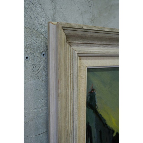 Image 1 of Zweeds modern schilderij van Arne Aspelin, jaren 1960