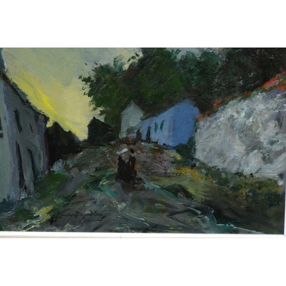 Image 1 of Zweeds modern schilderij van Arne Aspelin, jaren 1960