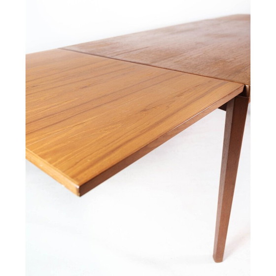 Image 1 of Vintage eettafel in teak met verlengplaten, jaren 1960