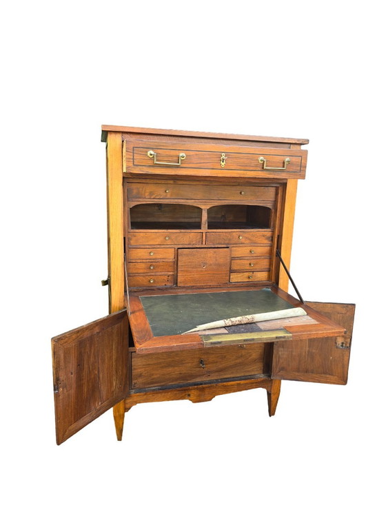 Image 1 of Art Deco Antiek Secretaresse