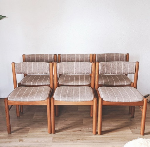 6 Vintage Farstrup Stoelen 