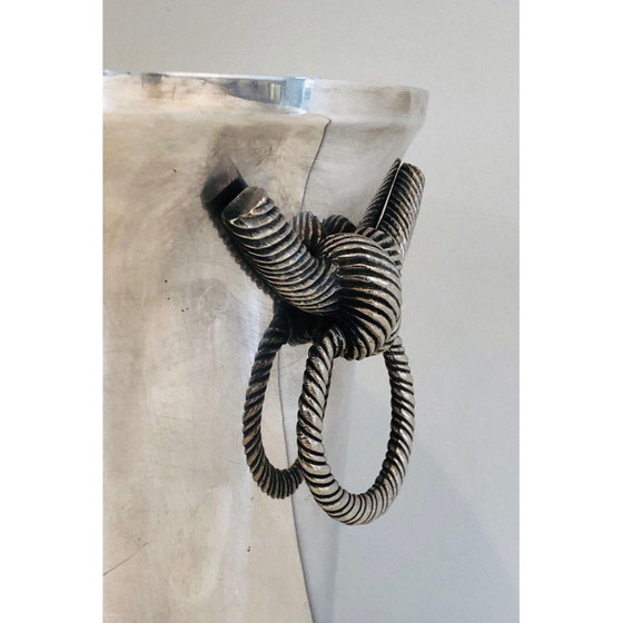 Image 1 of Vintage verzilverde champagne-emmer, 1900